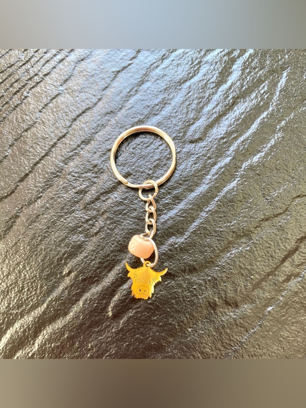 Highland Cow Keychain / Purse Charm - New
